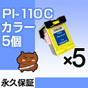 【送料無料】 カシオ PI-110C 5個 【リサイクルイン...