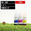 GI-30C GI-30M GI-30Y 3色セット【互換インクボトル】ギガタンク用【対応プリンタ】G7030 G6030 G5030 GM2030【詰め替えインク】シアン マゼンタ イエロー【送料無料】あす楽