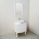 アウトレット【天板の角が角ばっているため】洗面化粧台 洗面ボウル 排水栓 単水栓 蛇口 排水トラップ セット キャビネット 収納 白 おしゃれ かわいい 陶器 ...