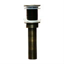 プッシュアップ式排水栓32mm（洗面ボウル用・オーバーフロー無） 古銅 INK-0602014H