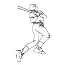 アイアン飾り(妻飾り・壁飾り・オーナメント・野球) INK-1401066H