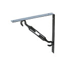 棚受け ブラケット 大 アイアン ターンバックル おしゃれ 1個単品 W25×D255×H255 | 品番INK-1401301H