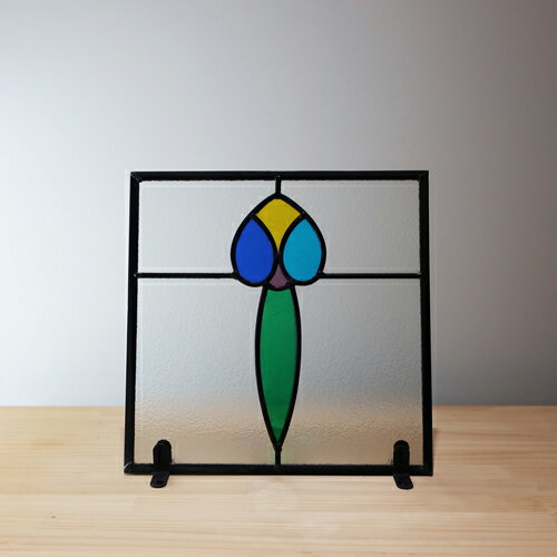 ステンドグラス（アンティーク風・装飾ガラス・シンプル・小さい） INK-Sglass6