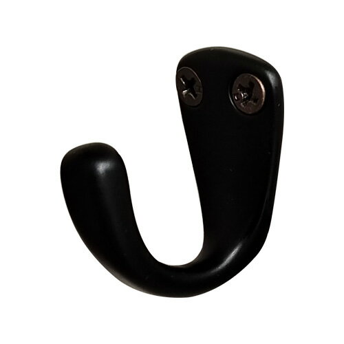 フック アイアン 壁掛け ウォールフック おしゃれ アンティーク風 黒 ブラック | 品番INK-0801133H