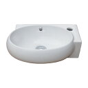 洗面ボウル アウトレット 陶器 小さい 壁付け オーバーフロー有り W420×D280×H147 | 品番INK-0405036H
