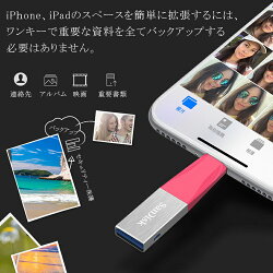 128GBSanDiskサンディスクiXpandMiniフラッシュドライブLightningコネクタ搭載USB3.0USBメモリー海外リテールSDIX40N-128G-PN6NESDIX40N-128G-GN6NDSDIX40N-128G-GN6NG