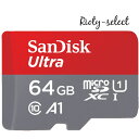 microSDXC 64GB SanDisk サンディスク UHS-I 超高速140MB/s U1 FULL HD アプリ最適化 Rated A1対応 Nintendo Switch動作確認済 SDSQUAB-064G 海外パッケージ品