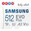 512GB microSDXCカード microSDカード Samsung サムスン EVO Plus Class10 UHS-I U3 A2 R:130MB/s SDアダプタ付 海外リテール MB-MC512KA スイッチ switch 動作確認済