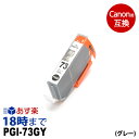 PGI-73GY （グレー） PGI-73 キヤノン Canon PIXUS-PRO-10 PIXUS-PRO-10S カートリッジ互換 インク ICチップ 互換インク【インク革命】