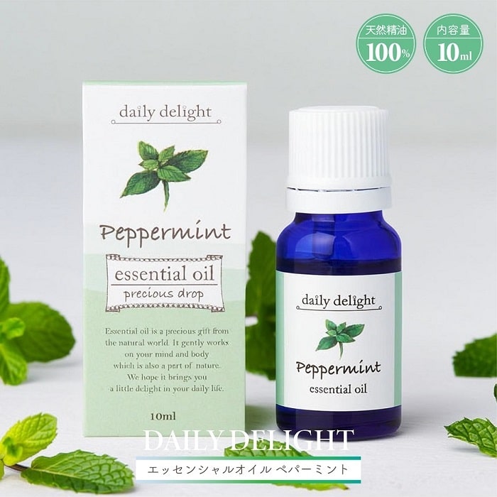 アロマ 精油 デイリーディライト エッセンシャルオイル 10mL ペパーミント 天然精油100％ 原産インド ..