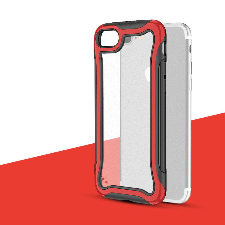 乐天商城 - iPhone12 iPhone12Pro 背面ケース ケース カバー 耐衝撃 ソフト TPU + PC 透明 フロストケース シリコンケース シンプル スマート