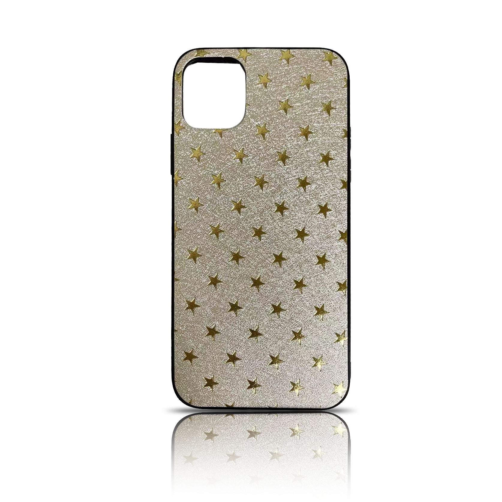 乐天商城 - iPhone12 iPhone12Pro 背面ケース ケース カバー 保護 キラキラ 光沢 ゴールド 星 スター シンプル おしゃれ 可愛い カラーバリエーション ゴールド