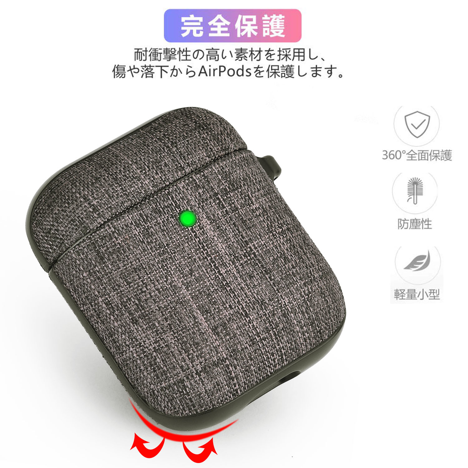AirPods 1/2 �б� ������ ���С� ���������� ʬΥ�� �岼ʬΥ������ �Ѿ׷��� �ɿ� ��ɻ� �磻��쥹���� �ե��֥�å� TPU�Ǻ� ����ץ� ������� �����å��� ��Ļ��