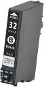 ICBK32 ×1本 互換インク ブラック 黒 単品 ICチップ付 残量表示可能 インクカートリッジ EPSON互換 EP社 エプソン ヒマワリ ( IC32 BK32 C32 M32 Y32 LC32 LM32 IC6CL32 IC4CL32 )