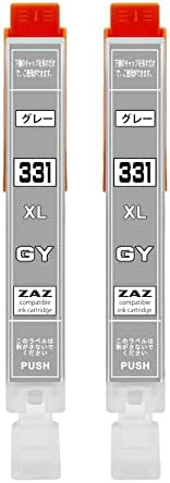 乐天商城 - BCI-331XLGY 2本セット 互換インク 大容量XLタイプ グレー×2 (BCI-331XL+330XL/6MPのグレー2本） ICチップ付き 残量表示可能 ink-816
