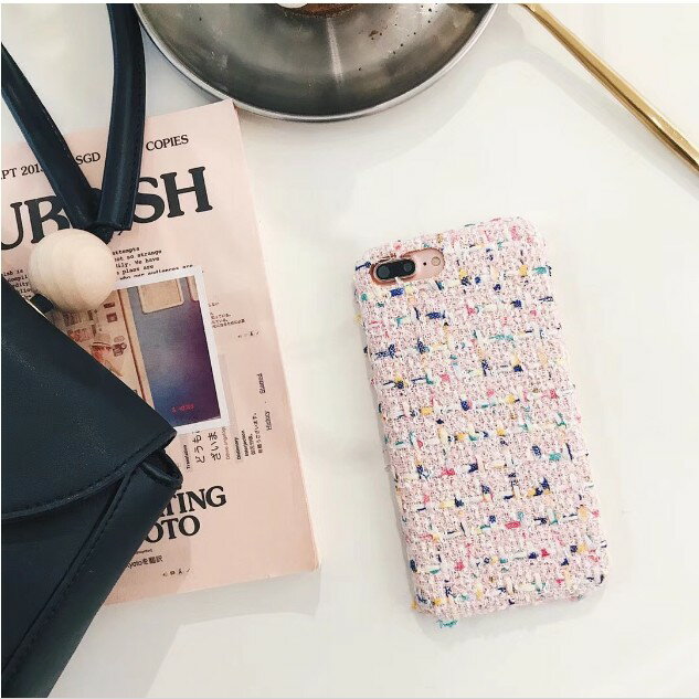 樂天商城 - iPhoneXS iPhoneX ケース スマホケース カバー ソフトケース ピンク ツイード チェック かわいい おしゃれ