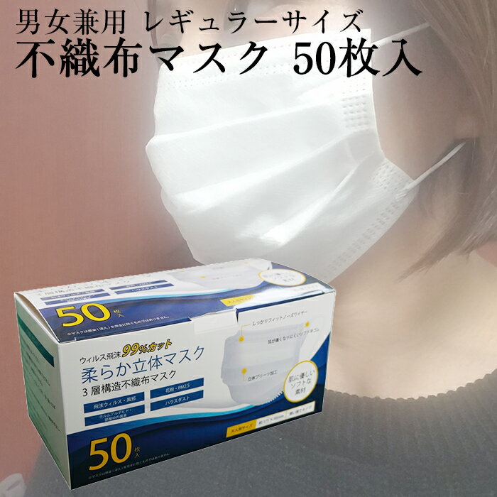 平日即日出荷 マスク 50枚入り 在庫あり 1箱 使い捨て 