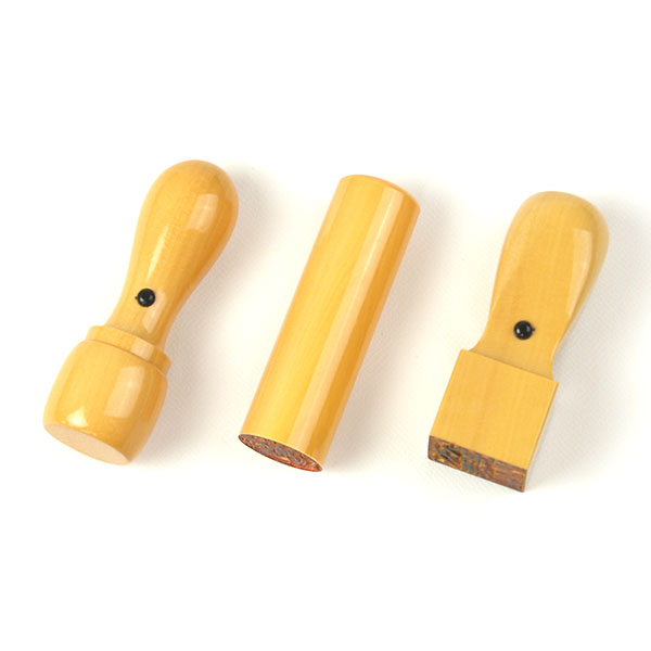 法人印鑑[手彫り仕上げ]・柘コンパクトセット/代表者印(丸天丸18mm):銀行印(丸寸胴16.5mm):角印(角天丸..