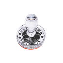 アクリルゴム印・丸印・印面直径52mm(赤ゴム)