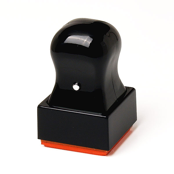 先生印（資格印・職印・士業印）角印[水牛調ゴム印・赤ゴム]12号・印面約36x36mm