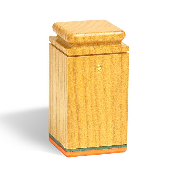 先生印（資格印・職印・士業印）角印[ウッドメイトゴム印・赤ゴム]10号・印面約30x30mm