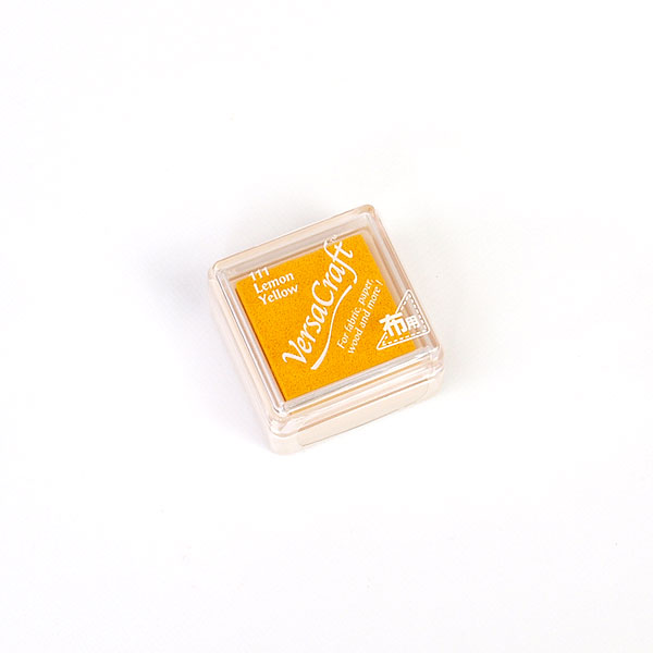 ツキネコ・バーサクラフトS・レモンイエロー・Tsukineko・VersaCraft・Lemon Yellow・盤面:24×24mm・本体:34×34×20mm