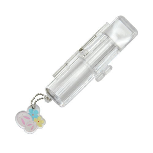 恋するケースチャーム付 [幸うさぎ]/NKC-012/印鑑ケース[丸寸胴用]/12mm用・簡易朱肉付