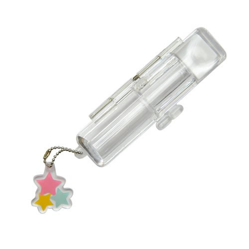 恋するケースチャーム付 [ほし]/NKC-016/印鑑ケース[丸寸胴用]/12mm用・簡易朱肉付