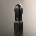 【送料無料】落款印姓名印/雅号印/黒水牛芯持/角天丸/15mm/ケース別売 個人いんかん はんこ ハンコ 判子 就職祝い ギフト 祝い プレゼント 贈りもの 女...