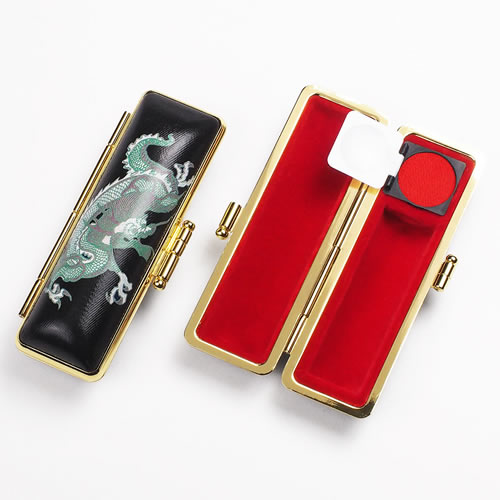 【送料無料】印鑑ケース/開運(龍)/飛龍/丸寸胴用/18mm用 個人いんかん はんこ ハンコ 判子 就職祝い ギフト 祝い プレゼント 贈りもの 女性 男性 子...