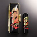【送料無料】黒水牛現代蒔絵の個人印鑑セット/開運(龍)/赤龍/15mm 個人いんかん はんこ ハンコ 判子 就職祝い ギフト 祝い プレゼント 贈りもの 女性 ...