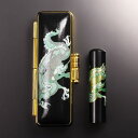 【送料無料】黒水牛現代蒔絵の個人印鑑セット/開運(龍)/飛龍/13.5mm 個人いんかん はんこ ハンコ 判子 就職祝い ギフト 祝い プレゼント 贈りもの 女...