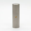 【送料無料】個人印鑑/銀行印/クリスタルジュエルチタン(クリスタルアタリ付き)/ライトトパーズ/18mm/ケース別売 個人いんかん はんこ ハンコ 判子 就職祝...