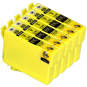 \クーポンあり!年賀状準備/ICY69 イエロー 5個パック〔エプソンプリンター対応〕互換インクカートリッジ 5個セット ICBK69L【増量版】 黄色 ポイント消化セール 年賀状印刷 年賀状作成ソフト セール