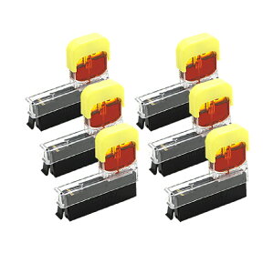 \クーポンあり!年賀状準備/純正6個分 BCI-381Y / BCI-371Y / BCI-351Y / BCI-331Y / BCI-301Y / XKI-N11Y〔キヤノン/Canon〕対応 純正互換インク 詰め替えインク イエロー 6個パック キャノン プリンター用 XKI-N11 BCI-381 黄色 6個セット通販セール 年賀状印刷 年賀状作成ソフト セール