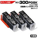 Ecoink10 交換用インクボディセット BCI-300 PGBK×3個 交換用 顔料 顔料ブラック 【この商品だけでは使用できません】 キャノン Canon...