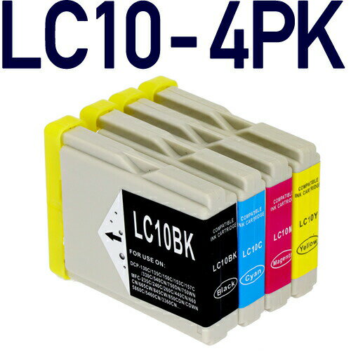 【4色パック】LC10-4PK【ブラザープリ