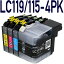 LC119/LC115-4PK 4ѥåڥ֥饶ץ󥿡бб ֥å ޥ   ߴ󥯥ȥå 4ѥå ݥȾò MFC-J6973CDW MFC-J6573CDW MFC-J6970CDW MFC-J6570CDW