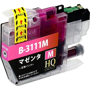 \クーポンあり!年賀状準備/LC3111M マゼンタ【ブラザープリンター対応】対応 互換インクカートリッジ LC3111-M【DCP-J978N-B/W DCP-J973N DCP-J972N DCP-J577N DCP-J572N MFC-J898NMFC-J893N MFC-J998DN/DWN MFC-J738DN/DWN販売 年賀状印刷 年賀状作成ソフト セール