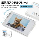 BBEST 値札スタンド プライス カード立て 斜め 透明 名刺/はがきサイズ プライスフレーム チェキサイズ 写真立て アクリルフォトフレーム クリア 透明 マグネットタイプ 斜め 値札立て プライス カードスタンド 透明標本展示 展示 カード 立 展示用アクリルフレーム