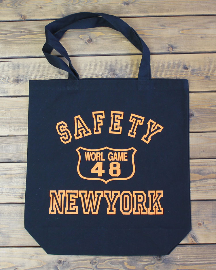 Rakuten - SAFETY柄　中　キャンバス　トートバッグ　中サイズ htt051