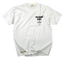アイランド ライフ 柄 ワンポイント&バック メンズ Tシャ...