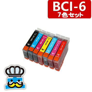 樂天商城 - プリンターインク CANON キャノン BCI-6 7色セット 互換インク　 対応プリンタ： 990i