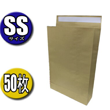 宅配袋 封筒 SS サイズ 高さ25CM×幅16CM×マチ4.5CM 50