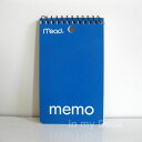 【メール便発送】【mead】ミード ポケット メモ pocket memo ブラック レッド ブルー グリーン ※アメリカ直輸入※