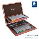 ステッドラー カラト アクェレル 水彩色鉛筆 クリエイティブボックス 125 W60-1 色鉛筆 60色 セット 子供 大人 プレゼント ギフト ボックス 水彩...
