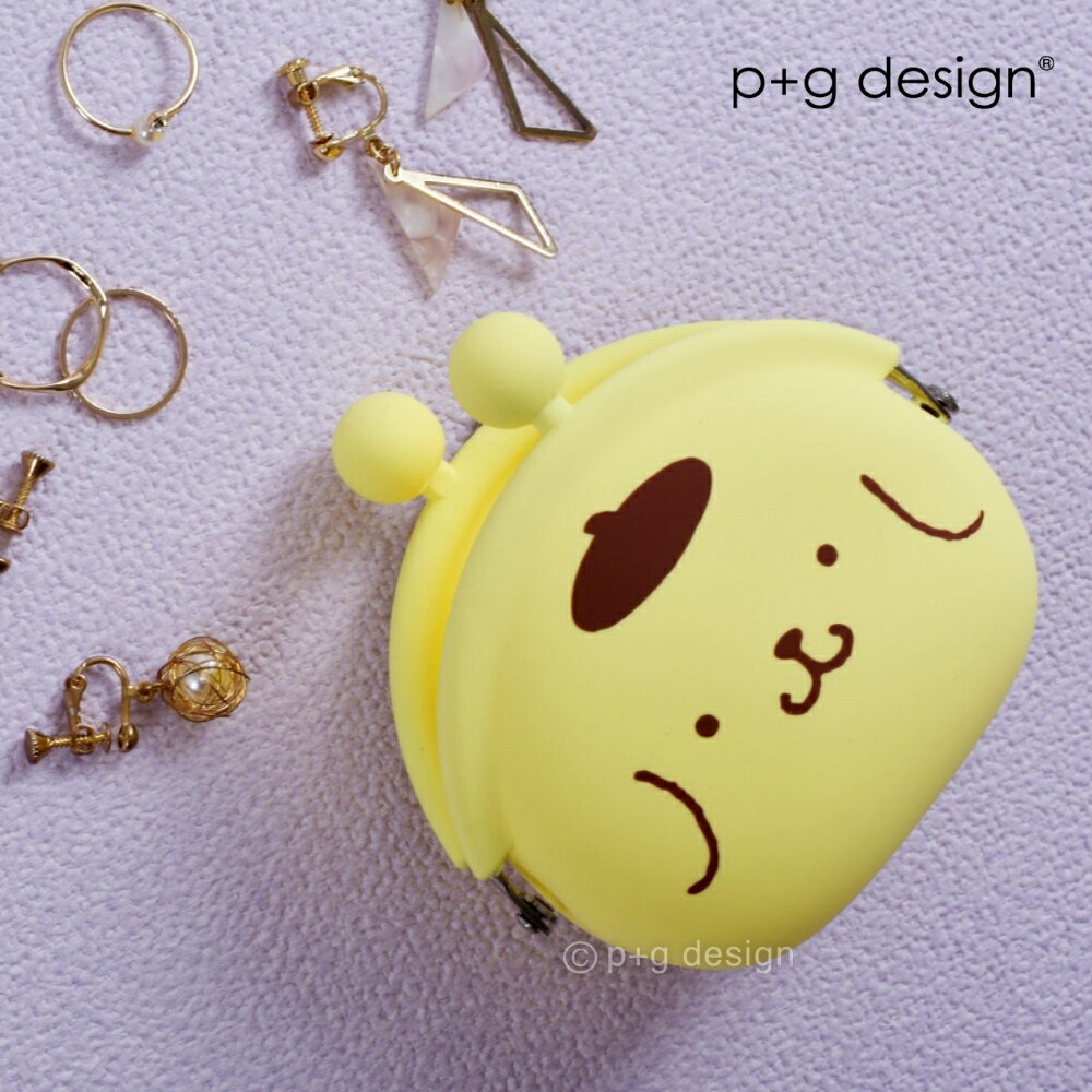 樂天商城 - ピージーデザイン POCHI ポムポムプリン PG-36501 シリコン がまぐち ポーチ 小物入れ 収納 雑貨 小銭入れ 鍵 アクセ