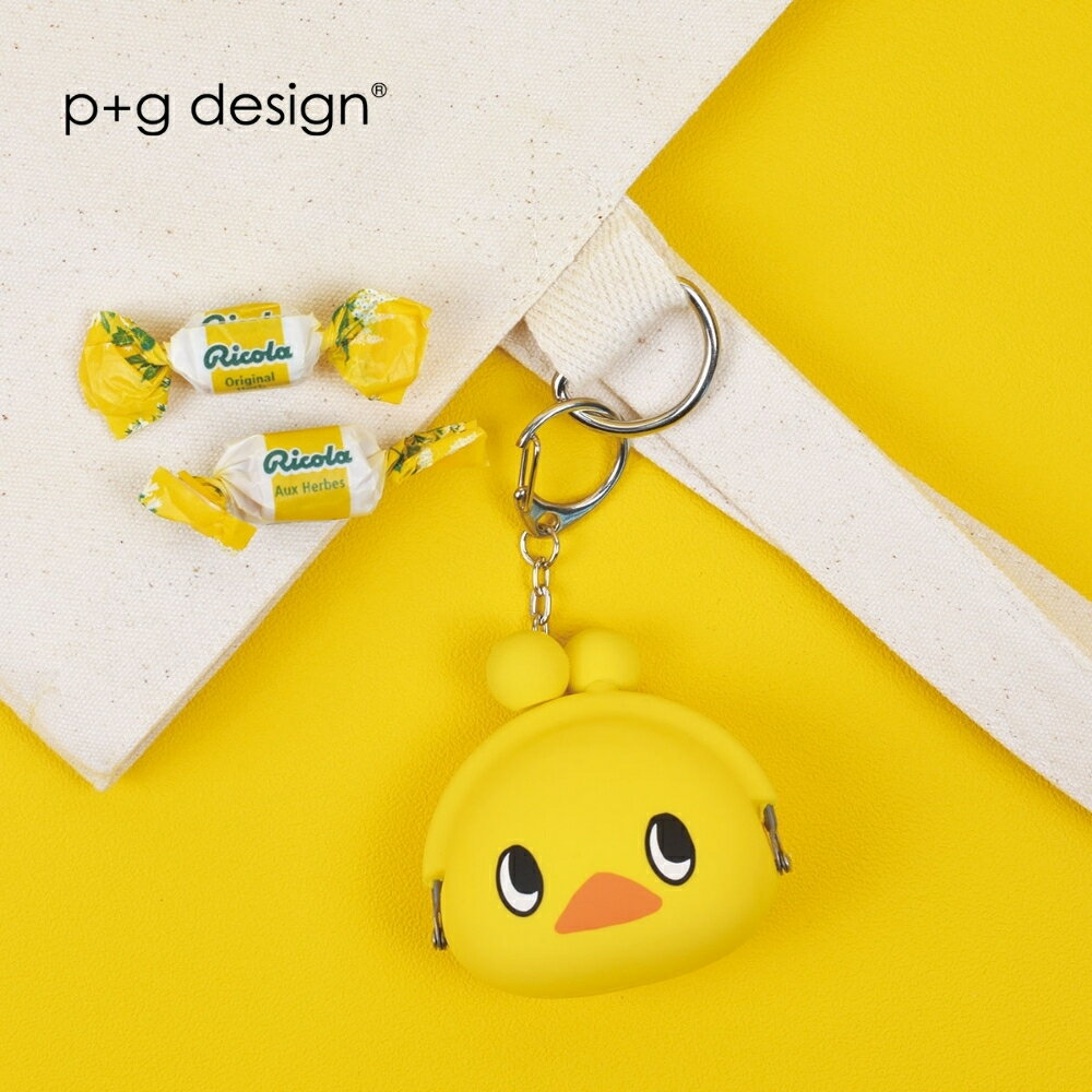 樂天商城 - ピージーデザイン ひよこちゃん POCHIBaby PG-48101 シリコン がまぐち ポーチ 小物入れ 収納 雑貨 小銭入れ 薬 チキンラーメン