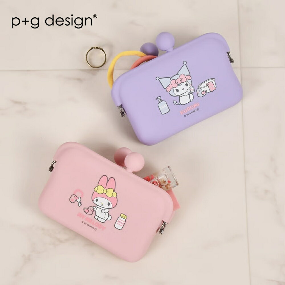 樂天商城 - ピージーデザイン DO-MO マイメロディ クロミ メール便対応 がま口 ポーチ 小物入れ キャラクター 収納 薬 コスメ