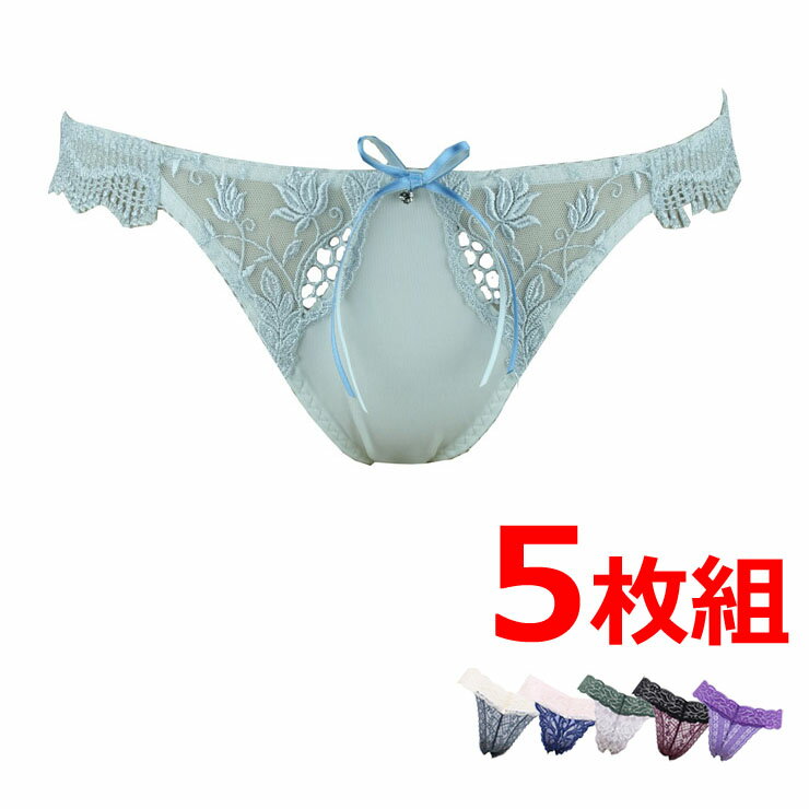 tバック レディース セクシーショーツ 5枚組 送料無料 tバック 福袋 セクシーショーツセット tバックショーツ 福袋(00797)